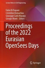 Proceedings of the 2022 Eurasian OpenSees Days by Fabio Di Trapani Hardcover Boo
