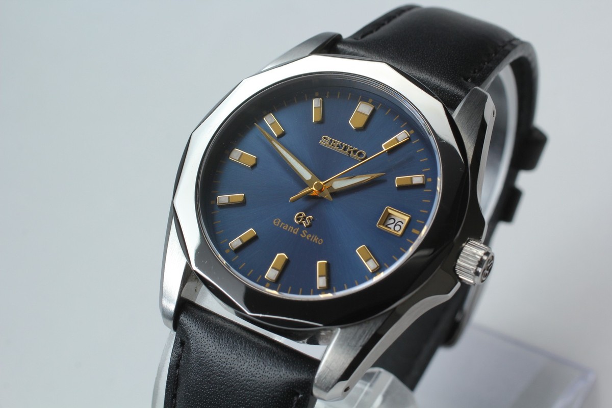 New Batt* SEIKO Grand Seiko 8J56-8000 SBGF003 Blue Quartz Men's