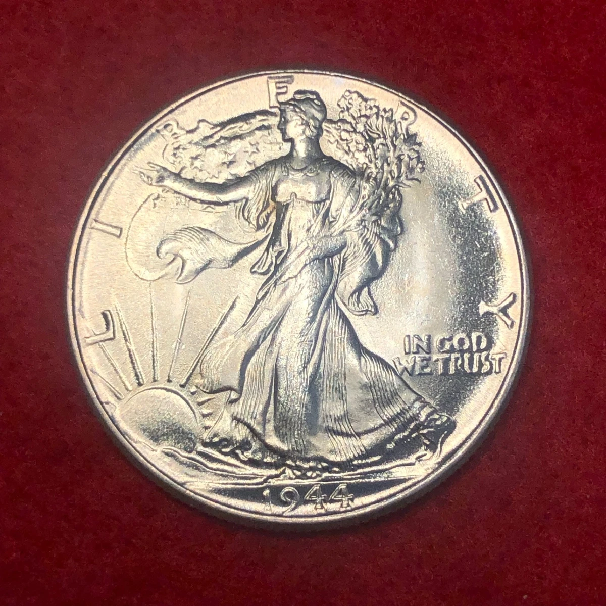 Uncertified 1944 Year Liberty Walking Half Dollars (1916-1947) for