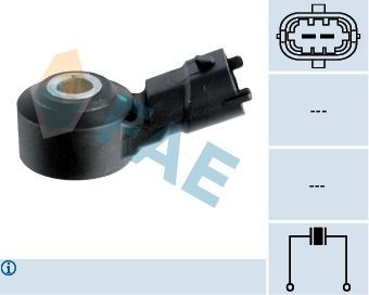 FAE Klopfsensor 60105 FüR Chevrolet CitroËN Opel Peugeot Toyota-image