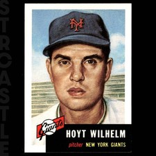 Hoyt Wilhelm 1991 Topps Archives '53 Hoyt Wilhelm #151 New York Giants ⚾