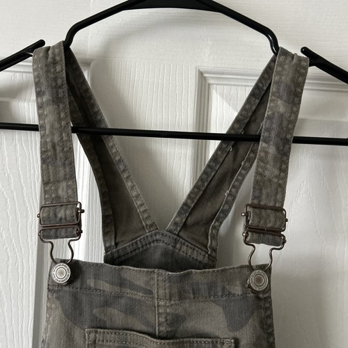 SO Denim Girls Shortalls Size 12 Jeans Overalls Medium Wash Adjustable Strap - Picture 7 of 9