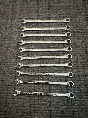 Lot Of 10 Vtg Armstrong Tools Wrench ASA Armaloy 5/32  25-1005 Mini 3''L Wrench