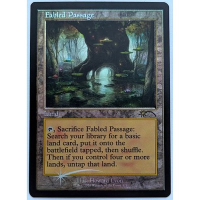 Fabled Passage Foil, Retro Frame, Wizards Play Network Promo (WPN) #1 NM MTG