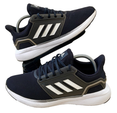 Adidas EQ19 Cloudfoam Black & White Mesh Running Trainers UK 8 EUR 42
