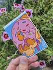 ACEO Print Skeleton Donut Pop Art Miniature Art ATC annamaes.artistry — photo 2