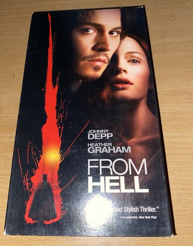 From Hell (VHS, 2002) Johnny Depp and Heather Graham