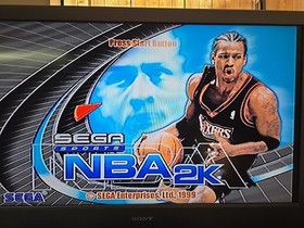 NBA 2K (Sega Dreamcast, 1999) - Disc & Manual Only