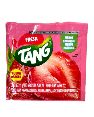 8-Pk Tang Fresa   Strawberry Flavored Drink Mix Powder | 11g Sachet |