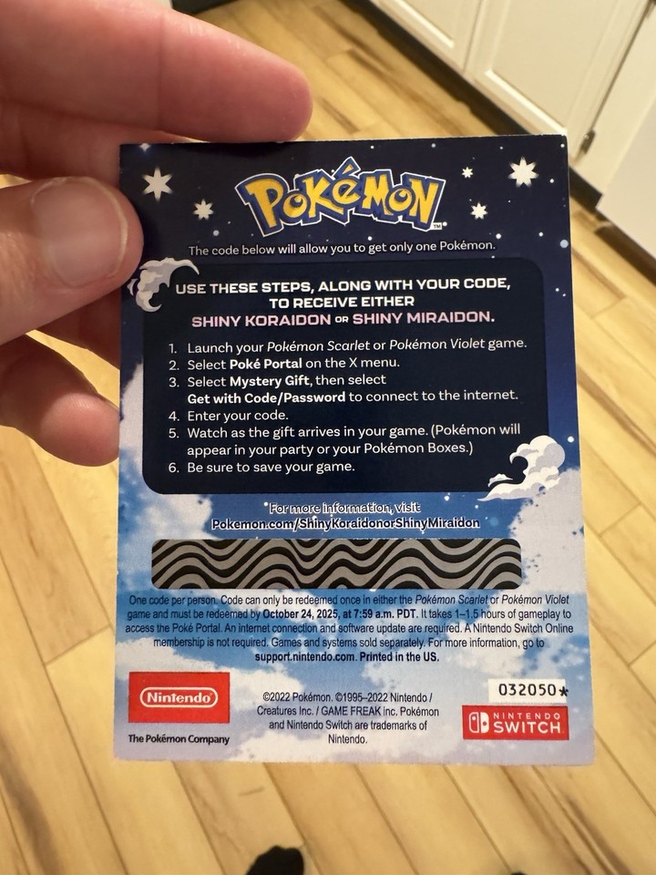 Koraidon NON SHINY Pokemon / Pokemon Scarlet And Violet / Held Item Apriball - Foto 2