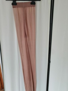 Zarte Glanzstrumpfhose Bronze Gr. L 15 DEN Nahtlos