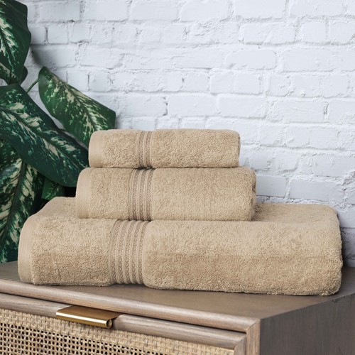 Egyptian Cotton Highly Absorbent Solid 3-Piece Ultra Soft Towel Set - Picture 116 of 132