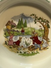 Vintage Bunnykins Royal Doulton 1936 Child's Bowl English Fine Bone China