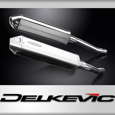 Yamaha TDM900 2002-2013 420mm Tri-Oval Stainless Exhaust Silencer Can Kit