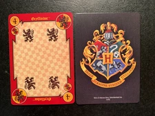 single / swap playing cards  HARRY POTTER  GRYFFINDOR Four