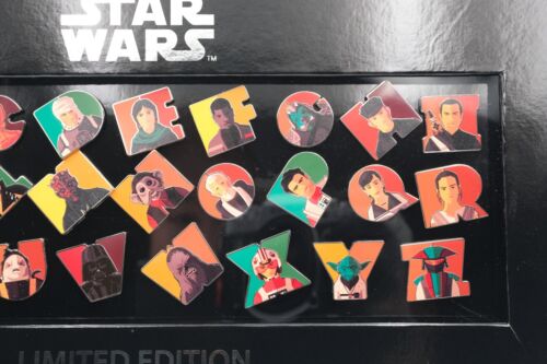 Star Wars Celebration 2019 Chicago Alphabet ABC Pin Set LE limited Edition 300 - Picture 3 of 5
