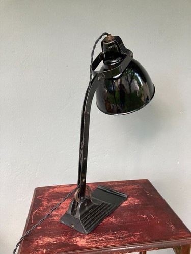 HORAX enamel BAUHAUS 1920's desk LAMP - Picture 7 of 18