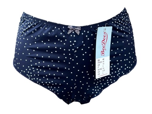 Confezione da 2 pantaloncini corti BeeDees by Triumph Salon 89 stelle 42 L nuovi - Foto 1 di 3