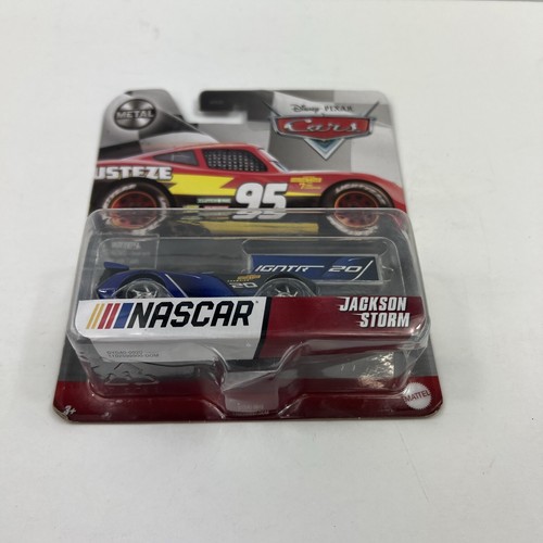 Disney Pixar Cars Nascar Metal Series Jackson Storm Diecast Car NIP - Picture 5 of 6