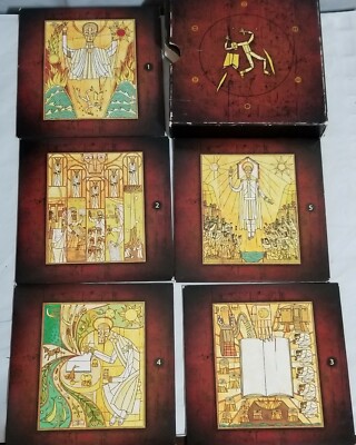 Riven The Sequel to Myst 5 Disc Set Computer Game for PC