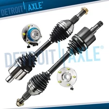 Front Left Right CV Axle Shafts Wheel Bearing Hubs for Impala Grand Prix Regal