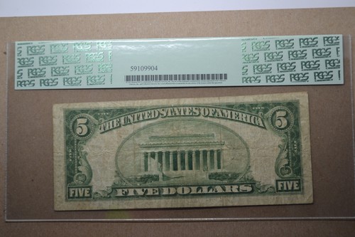 Frenchtown, NJ - $5 1929 Ty. 2 The Union National Bank Ch. # 1459 PCGS Fine 15. - Picture 2 of 4
