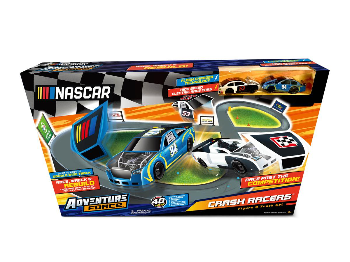 Motorized Vehicle Playset Crash Racers Figure 8 Circuit Kids