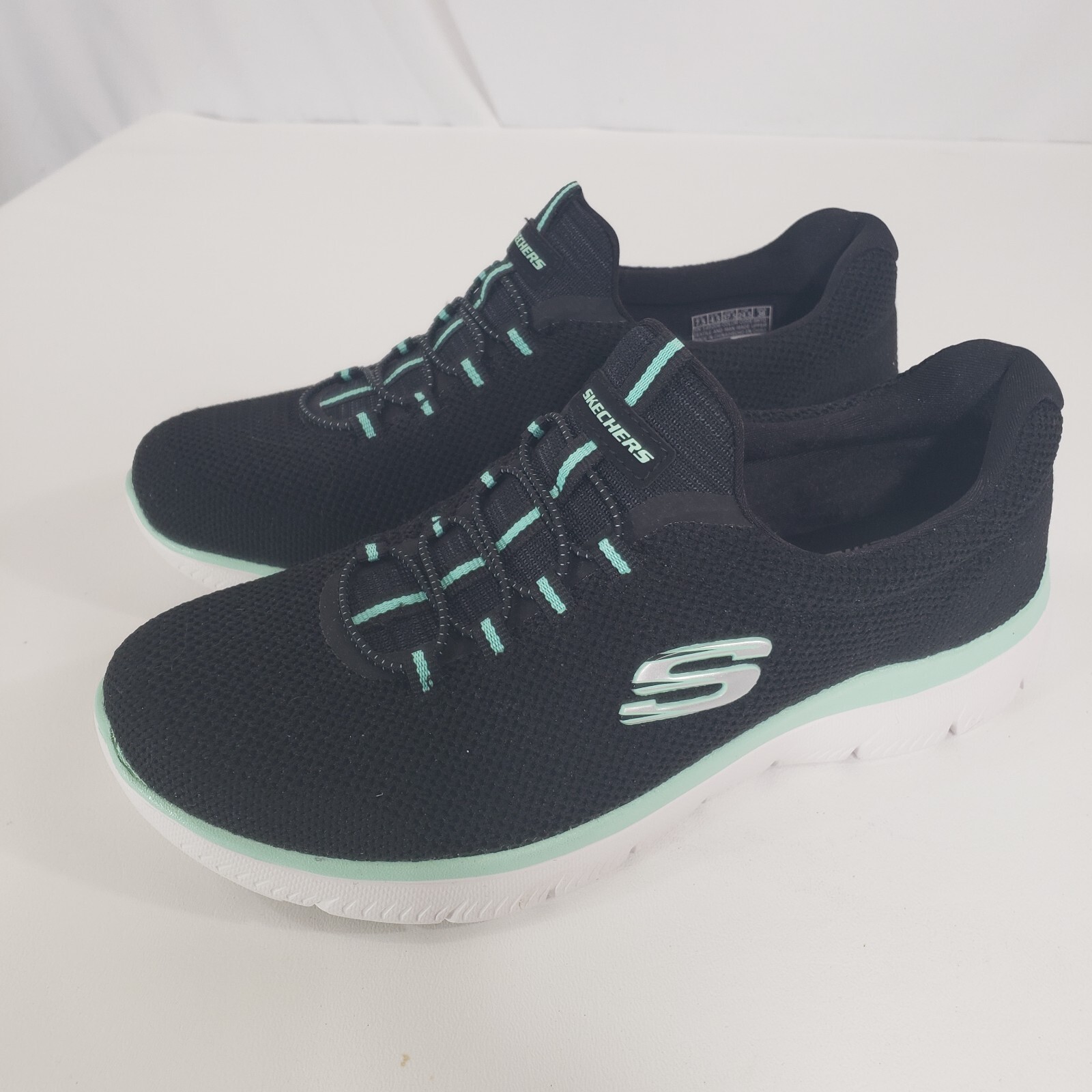 Skechers Womens Flex Appeal 12756 Black Running Shoes Sneakers