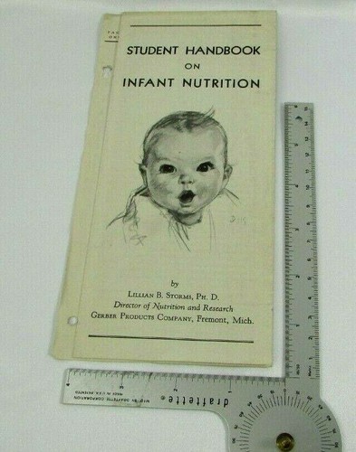 Early Gerber's Baby Advertisement 1935 Student Handbook On Infant Nutrition - Picture 5 of 5