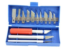 Präzisionsmesser 16 tlg  Messerset Skalpell Messer Schnitzmesser Skalpellhalter