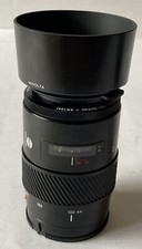 Minolta Maxxum AF 100-200mm Zoom 1:4.5 22 Lens 49mm Japan With case and Hood