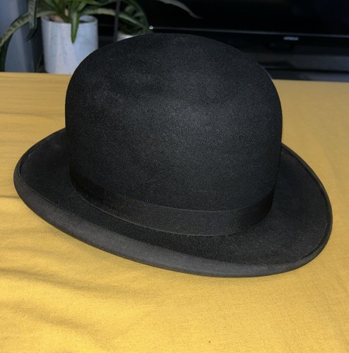 Cappello da bowler britannico vintage nuovo Evereasi ""The Nilcro"" circa 57 cm display oggetti di scena ✅ - Foto 4 di 10