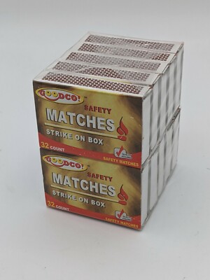 10 Boxes Good Co Safety Matches 32 count per box Camping First Aid Survival Gear