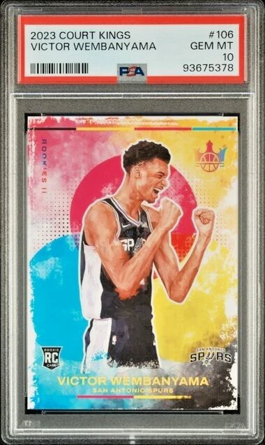 PSA 10 Victor Wembanyama 2023-24 Court Kings Rookies II #106 Wemby RC Spurs - Image 3 of 3