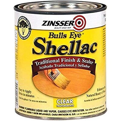 Rust-Oleum Zinsser 304H 1-Quart Bulls Eye Clear Shellac