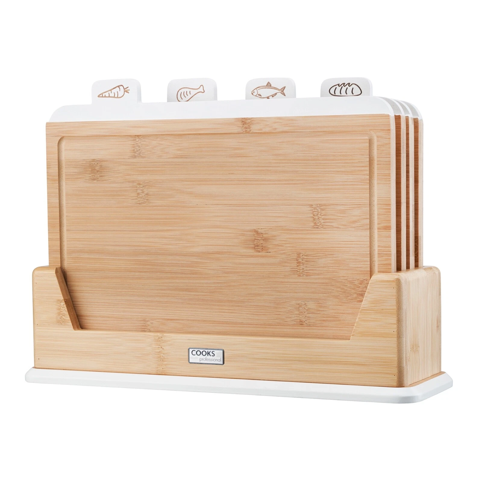 Cooks Professional Index Chopping Board Set | 4-Piece Bamboo | Durable and Easy
Opens in a new windo