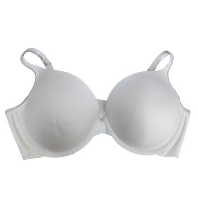 Cacique Push Up Bra White Lined Padded Adjustable Strap Underwire NWT 42DDD