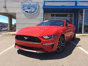 2019 Ford Mustang Convertible, Navigation, Leather, Car Starter, and it's Loaded!