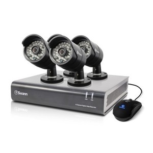 SWANN 4 Channel 720p Digital Video Recorder and 4 Cameras