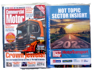 COMMERCIAL MOTOR MAGAZINE 8 DECEMBER 2022 ~ NEW SEALED PACK ~