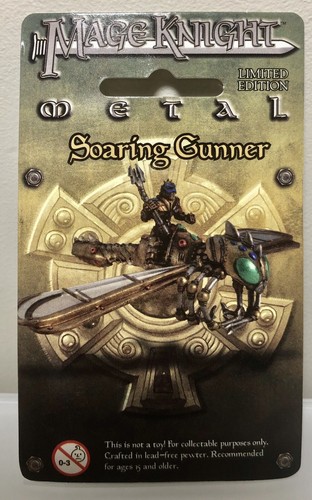 ⭕️ Mage Knight Metal - Soaring Gunner- WZK 597 Limited Edition 2001 NIP