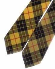 Tartan Tie Clan MacLeod of Lewis OR Pocket Square Scottish Wool Plaid