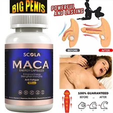 Maca Capsules Organic Peruvian | Hormonal Balance&Natural Stamina Enhancer 120PC