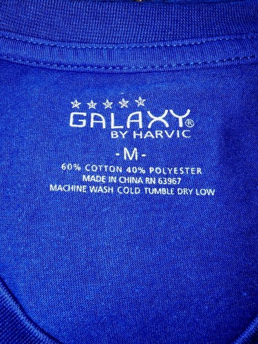 Premium Men's Plain Blank V-neck T Shirt Short Sleeve Tee Lot Galaxy Brand USA - Picture 62 of 69
