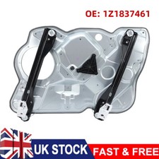 FOR SKODA OCTAVIA MK2 2004-2013 FRONT LEFT PASSENGER WINDOW REGULATOR & PANEL UK