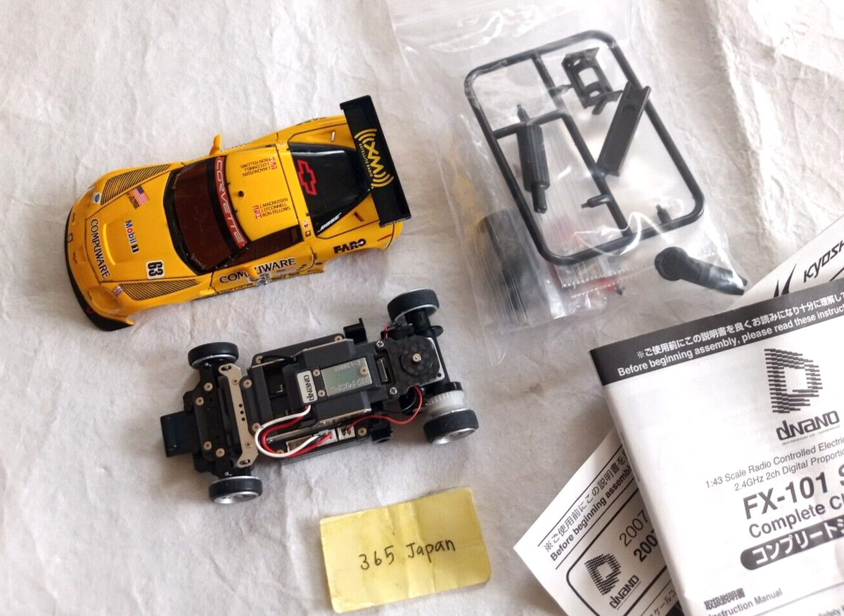 Kyosho dNaNo Chevrolet Corvette C6-R No.63 Body & FX-101 Chassis