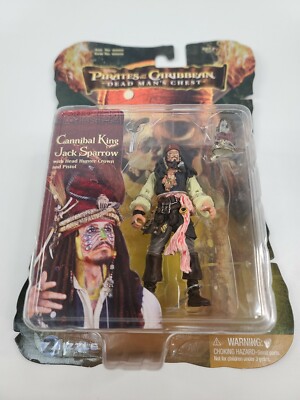 2006 Pirates of The Caribbean Dead Man's Chest Cannibal King Jack Sparrow Zizzle
