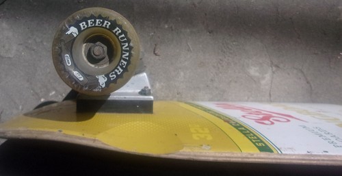 VINTAGE STELLA LONGBOARDS SKATEBOARD IN GUTEM ZUSTAND MIT NORMALER VERSCHLEISS - Bild 6 von 12