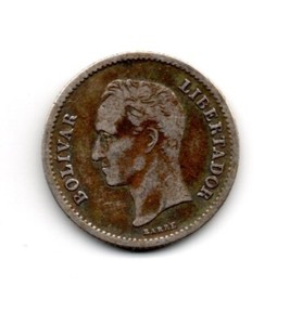 Venezuela 1946, United States of Venezuela, 1/4 Bolivar, 1.250gr, accept offers
