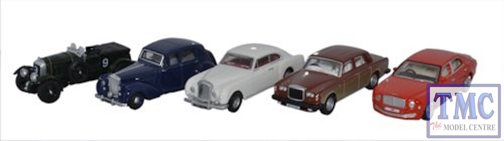 76SET39 Oxford Diecast 1:76 Scale 5 Piece Bentley Set